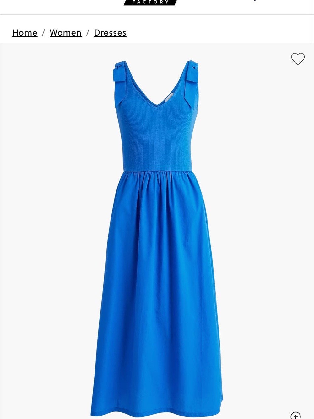 J crew blue dress